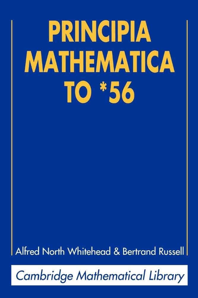 Principia Mathematica to '56